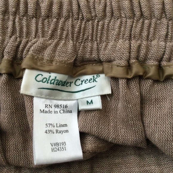 Coldwater Creek Lovely Wide Leg Capris - Picture 3 of 10